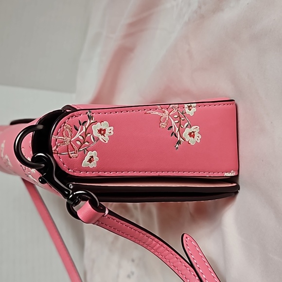 COACH 1941 DINKY Bag in Pink, with Floral Bow Print. Limited edition Collection - Picture 9 of 13